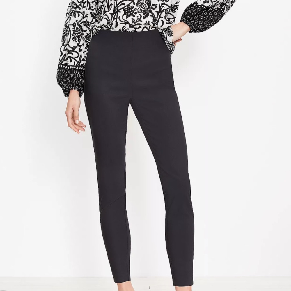 LOFT Black Super Skinny Stretch Pants Size 2